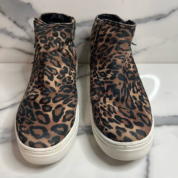 Naturalizer | Women's Black Brown Leopard Print Celeste Sneaker Sz 6.5 - Picture 2 of 8